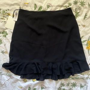 aritzia sunday best black hadden skirt